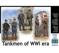 Masterbox 1:35 Scale Tankmen of WWI Era Construction Kit (Grey)