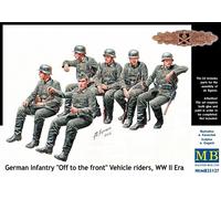 Masterbox 1:35 Scale German Infantry 'Off to the Front' Vehicle Riders Figure