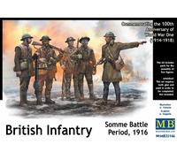 Masterbox 1:35 Scale British Infantry, Battle of The Somme, 1914 Figure