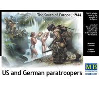 MAS35157 - Masterbox 1:35 - US and German Paratroopers Southern Europe