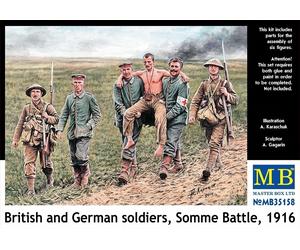 MAS35158 - Masterbox 1:35 - British and German Soldiers Somme Battle