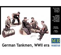 Masterbox 1:35 Scale German Tankmen, WWII Era Figure, 25 x 25 x 51 millimetres