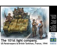Masterbox 1:35 Scale US Paratroopers & British Tankman, France, 1944