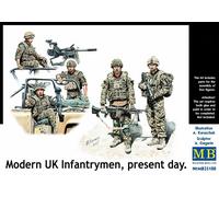 Masterbox 1:35 Scale Modern UK Infantrymen, present day Figure,