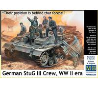 MAS35208 - Masterbox 1:35 - German StuG III Crew (Behind the forest)