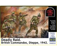 Masterbox 1:35 Plastic Model Kit – Deadly Raid, British Commandos Dieppe 1942 – Glow2B