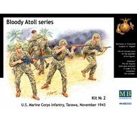 MAS3543 - Masterbox 1:35 - Bloody Atoll Series. Kit No 2. US Marine C