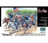 MAS3550 - Masterbox 1:35 - US Civil War Series: The Attack of the 8th