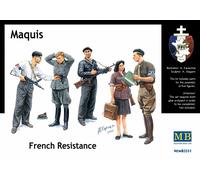 Masterbox 1:35 Scale Maquis French Resistance Construction Kit (Grey)
