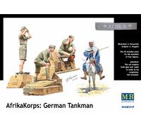 Masterbox 1:35 Scale German Artillery Crew Assembly Parts, 1.27 x 1.27 x 3.81 cm