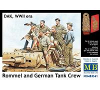MAS3561 - Masterbox 1:35 - Rommel and German Tank Crew DAK WWII