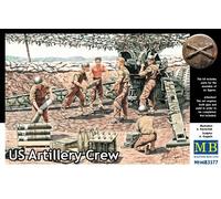 Masterbox 1:35 Scale US Artillery Crew Assembly Parts, 1.27 x 1.27 x 3.81 cm