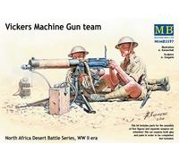 Masterbox 1:35 Scale Vickers Machine Gun Team Assembly Parts