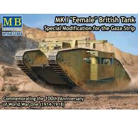 Master Box 72004 1:72nd scale Mark I "Female" British Tank Special Modification