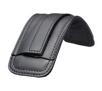 Masa Kawa Black Leather Shoulder Strap Pad Replacement Cushion for Bags