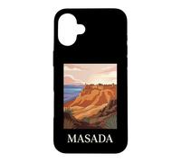 Masada Desert Fortress Israel Historic Travel Graphic Case for iPhone 16 Plus