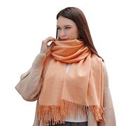 MASADA Ladies Winter Scarf warm and soft XXL 200 x 70 cm - Apricot