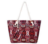MASADA Large beach bag water resistant with zip Boho