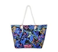 MASADA Large beach bag water resistant with zip Flower Lover