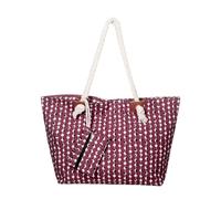 MASADA Large beach bag water resistant with zip Moon Phases
