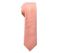 MASADA men's tie handmade with careful workmanship 6 cm wide - Salmon