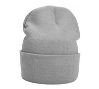 MASADA Women's and Men's Beanie Winter Hat, lightgrey, One Size