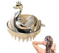 MASAGE Hair Pett Soft Hair Scrub Silicone Swan Scalp Promotes Hair Growth and Scalp Care, Removable Exfoliator for