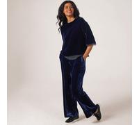 Masai Copenhagen Petrilla Velvet Trouser BLACK BRONZE 2XL
