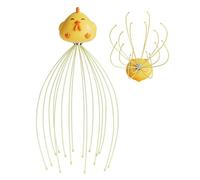 Masajeador De Cabeza Y Cabelludo - Herramienta Masajeaddor Capilar | Rascador Ergonómico Con Garras Paara Ell Cabell | Relajante Para El Estrés Laboral | Después Del Champú, Spa En Casa, Cuida