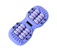 Masajeador De Pies Con Rodillo - Masajeador De Puntos Gatillo Para Los Pies | Doble Rodillo ABS Para Muscular | Piernas Espalda Cuello Hogar Unisex Portátil Terapia De Recuperación