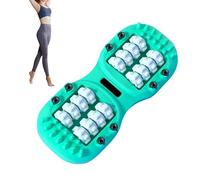 Masajeador De Pies Con Rodillo - Masajeador De Puntos Gatillo Para Los Pies | Doble Rodillo ABS Para Muscular | Piernas Espalda Cuello Hogar Unisex Portátil Terapia De Recuperación