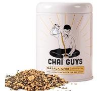 Masala Chai Tea - CTC BOP Loose Leaf Blend with Cinnamon, Ginger, Cardamom & Cloves - Spiced Indian Tea for Cozy Brews or Iced Frappés - 200g (Makes Up to 66 Servings) - Chai Guys