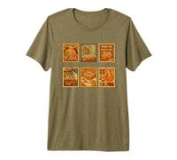 Masala Chai Vintage Stamp Art Premium T-Shirt