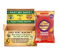 Masala Chicken Crisps Bundle Deal 16x45g Best Before 24/10/2025 Spiced Chicken Flavour Crunchy Potato Snack