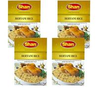 Masala & Powder Bundle with Shan Beryani Rice Masala Arabic Seasoning Mix 50g - 4 Pack | Arabic Mild Meat Pilaf, Suitable For Vegetarians.