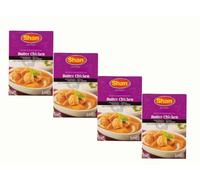 Masala & Powder Mix Bundle Pack with Shan Butter Chicken Masala 50g - 4 Pack