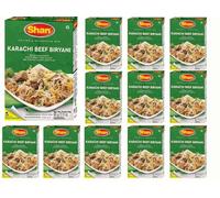 Masala & Powder Mix Bundle Pack with Shan Karachi Beef Biryani 60g - 12 Pack