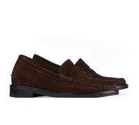 MASALTOS Men's Shoes with Height Increasing Height up to 7 cm. Made IN Leather. Model San Remo, brown, 9.5 UK