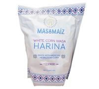 MasaMaiz Mexican Corn Masa Harina Flour 1kg (Blue, White, Yellow, Red) - Mexican Import (1KG, White Corn)