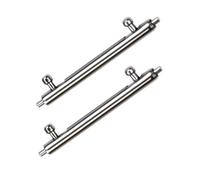 masar Ø 1.8 mm - Spring Bar for Watch Strap - Pin - Quick Release Double Lever - Quick Release Spring Bar - Stainless Steel - 2 Pcs, Xsa2, 22mm