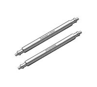 masar 12mm Ø 1.5mm 2 pcs Premium Spring Bars Pin for Watch Strap Fossil Stepped Double Flange Diameter 1.5 12 mm X 2
