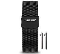 masar 14 to 24mm Premium Quick Release - Replacement Milanese Mesh Watch Strap Bracelet - Multi-Brand