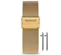masar 14 to 24mm Premium Quick Release - Replacement Milanese Mesh Watch Strap Bracelet - Multi-Brand