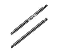 masar 15mm Ø 1.5mm Short Bead Spring Bars for Watch Strap Bracelet Single Flange Stainless Steel Diameter 1.5mm 15mm - 2 pcs