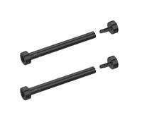 masar 18.4mm Bar for Bracelet 15mm - Screws - Torx Screw Bars, Star Screw Pin - Bracelet Strap Strap Band Compatible with Garmin - Black 2Pcs, Screw B, Bar 18.45mm - Bracelet 15mm, Strap