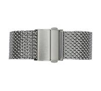 masar 18 to 22 mm Big Mesh Ø 1 mm Universal - Milanese Mesh Watch Straps for Men - Deployment Clasp - Stainless Steel, 22 mm