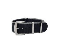 masar 18 to 24 mm Premium NATO Kit - Brushed Steel Buckle - Watch Straps - Fine Nylon, Required, 22 mm