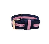 masar 18mm NATO Winchester Dark Blue/Pink - Watch Strap - Universal
