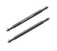 masar 19mm XFP200 Watch Spring Bars - Ø2.0mm Single Flange 1.1mm Tip - Stainless Steel 316L Replacement Pin Strap Band Bracelet - Compatible with Citizen Diver Oris - Heavy Duty Fixing Parts - 2 Pcs