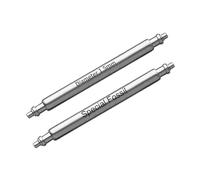 masar 24mm Diameter Ø 1.5mm Spring Bar Pin for Watch Strap/Band/Bracelet - Compatible with Fossil/Blancpain - Stainless Steel - 2 pcs